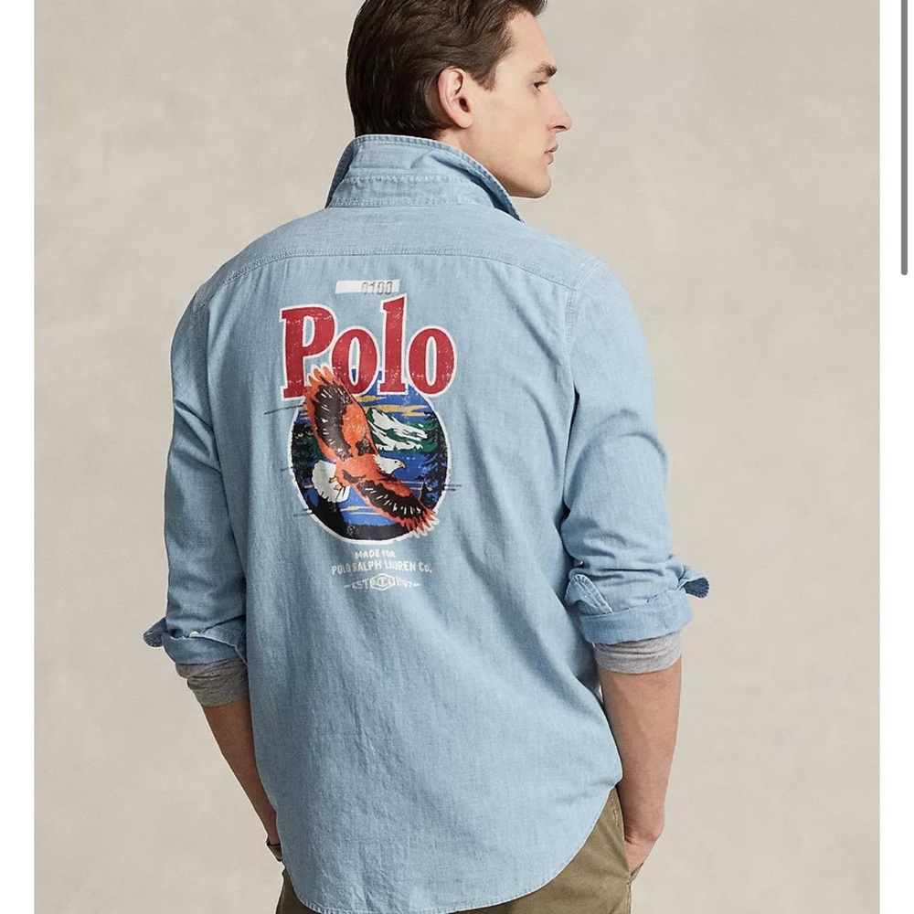 Ralph Lauren Classic Indigo Denim Shirt
